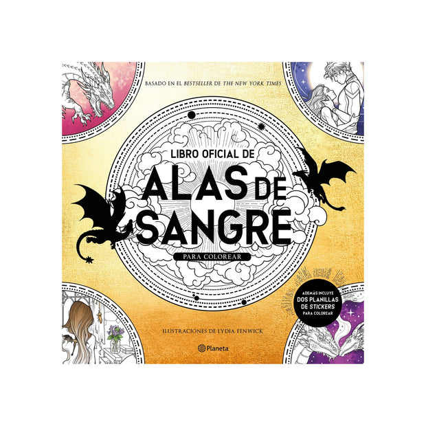 Libro oficial de Alas de sangre para colorear
