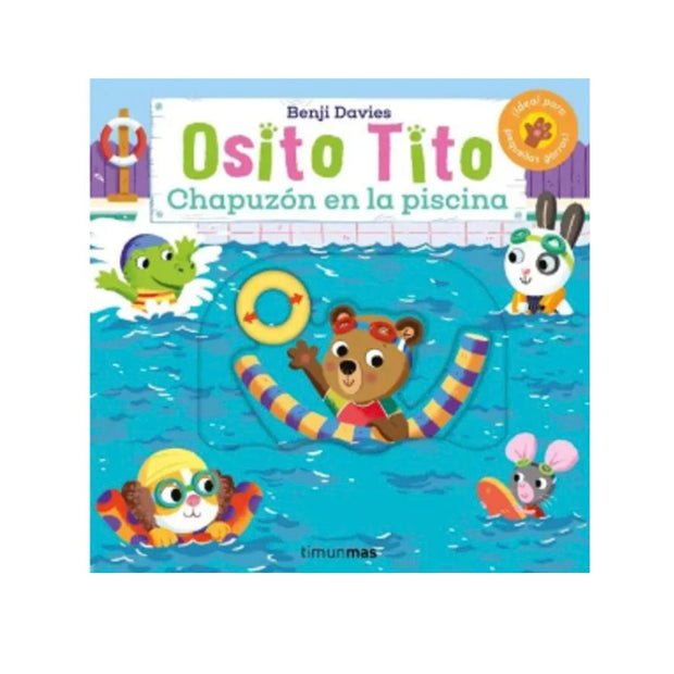 Osito Tito Chapuzón en la Piscina