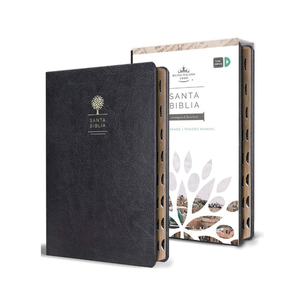 Biblia Rvr 1960 Simil Piel Negra