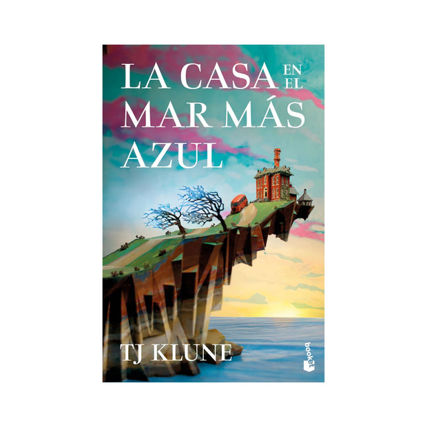 La casa en el mar más azul