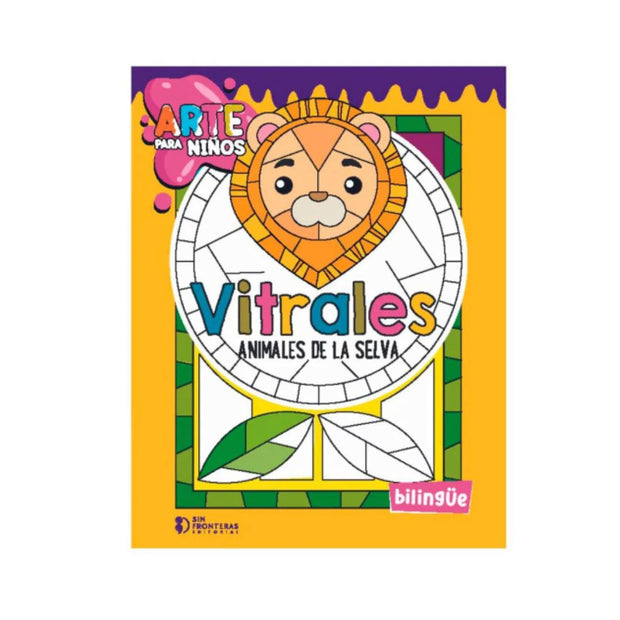 Vitrales para colorear animales