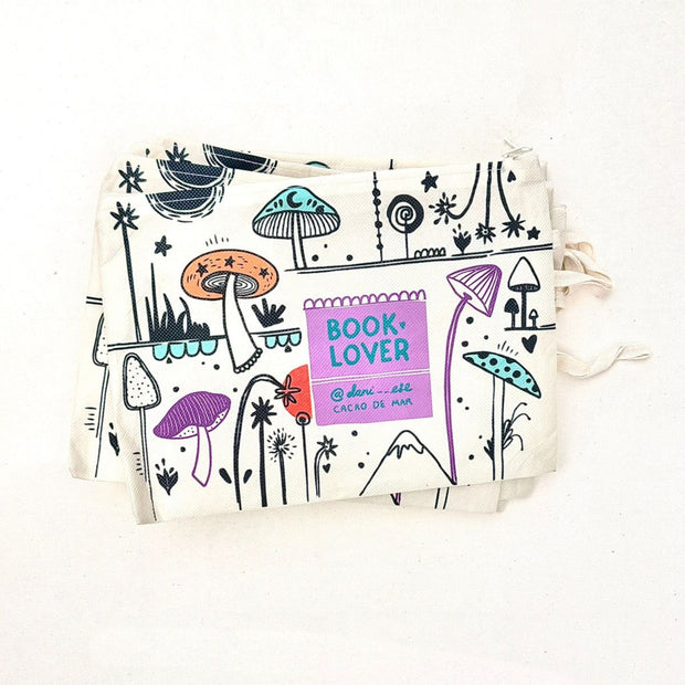 Bolsa para libros en tela: Hongo