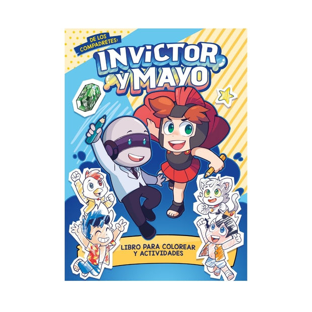 Invictor Y Mayo Libro Para Colorear Y Ac