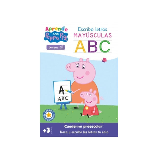 Aprende con Peppa Pig. Escribo letras mayúsculas