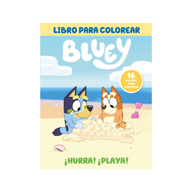 Bluey.  ¡Hurra! ¡Playa!