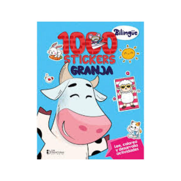 1000 Stickers Animales De La Granja