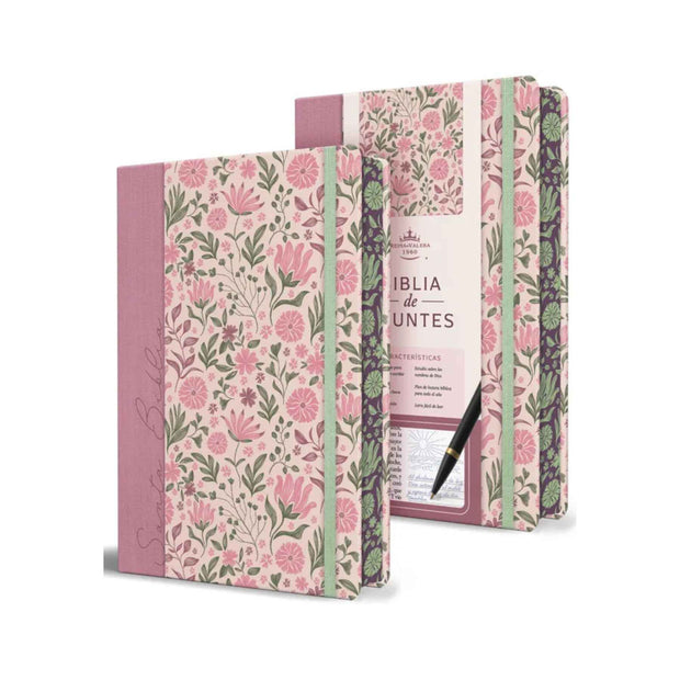 Biblia de apuntes RVR1960 Tapa dura Rosa