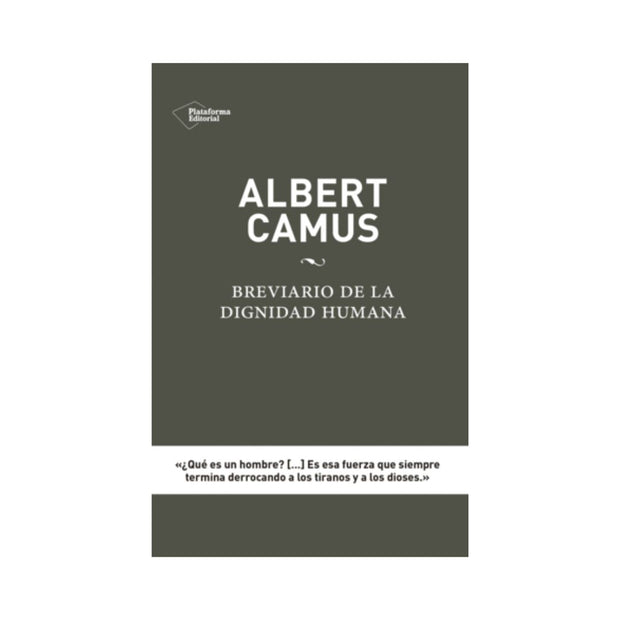 Albert Camus breviario dignidad humana