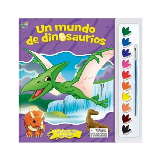 Libro De Poster-Un Mundo De Dinosaurios
