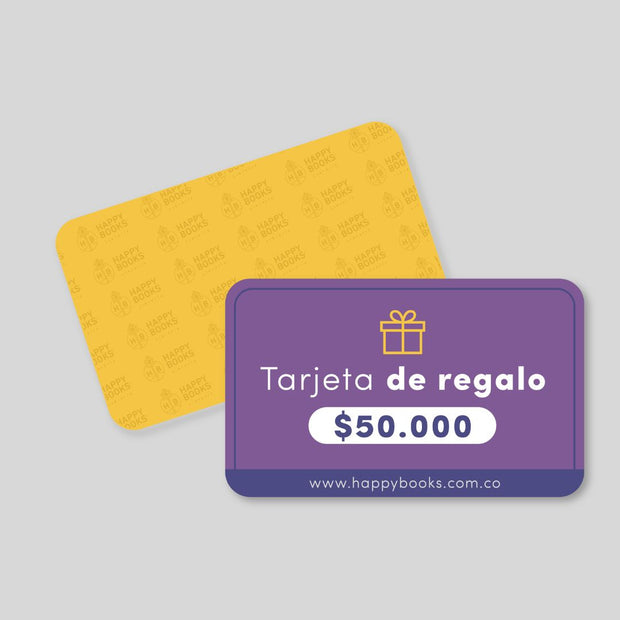 Happy Books Tarjeta Regalo $50.000