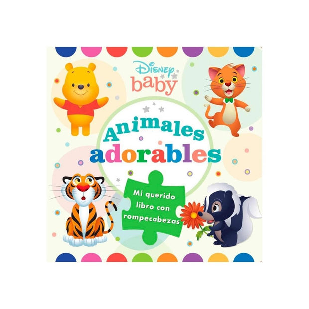 Animales Adorables Disney Baby Libro Con Rompecabezas