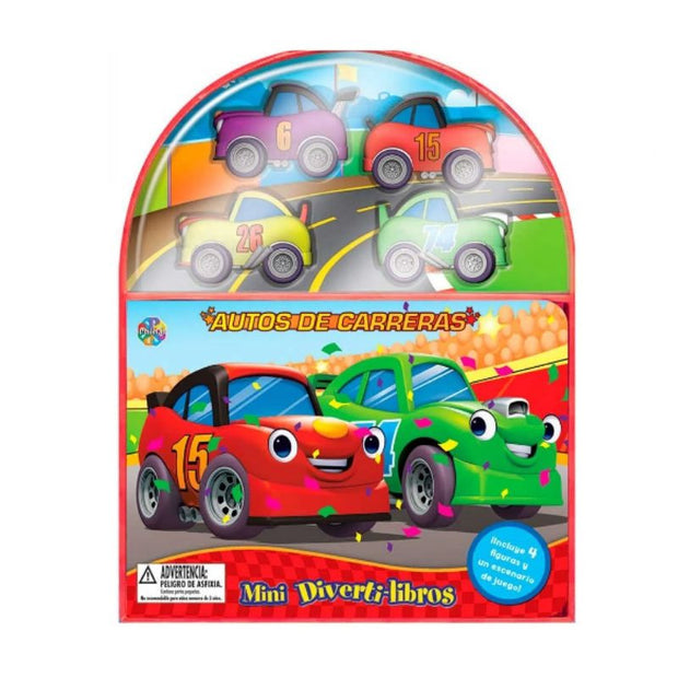 Mini Divertilibros-Autos De Carreras