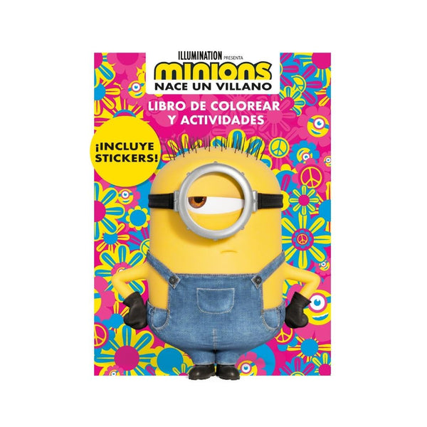 Minions Nace Un Villano Libro Para Color