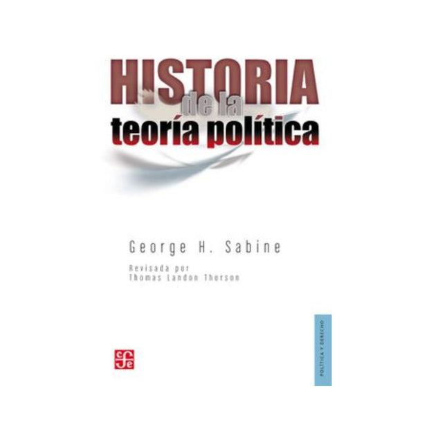 Historia De La Teoría Política
